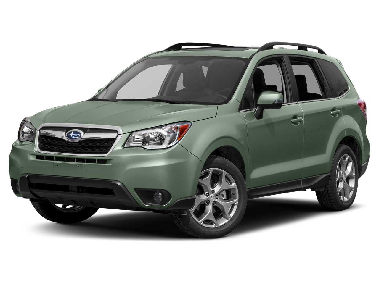 2015 Subaru Forester 2.5i Limited in Jasmine Green Metallic — front three-quarter view