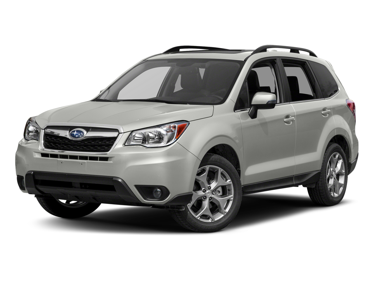 2016 Subaru Forester 2.5i Limited in Crystal White Pearl — front three-quarter view
