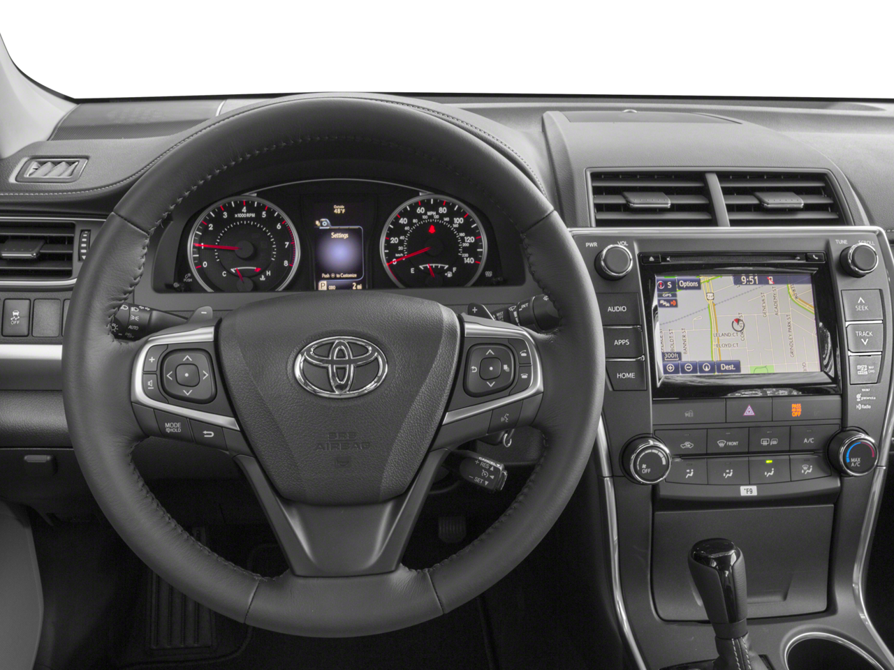 2016 Toyota Camry — interior view