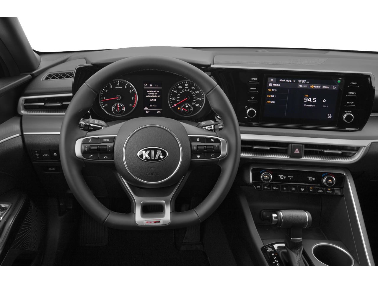 2021 Kia K5 — interior view