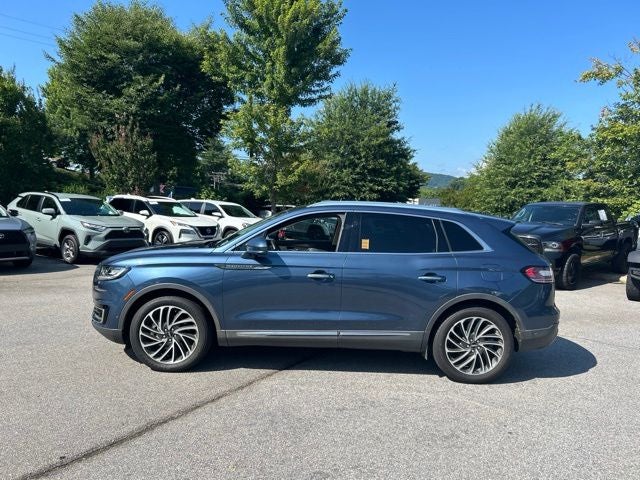 2019 Lincoln Nautilus — rear three-quarter view
