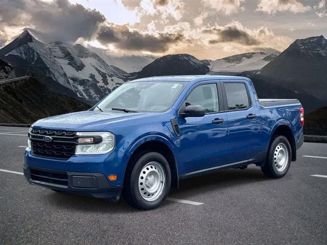 2024 Ford Maverick XL in Atlas Blue Metallic — front three-quarter view