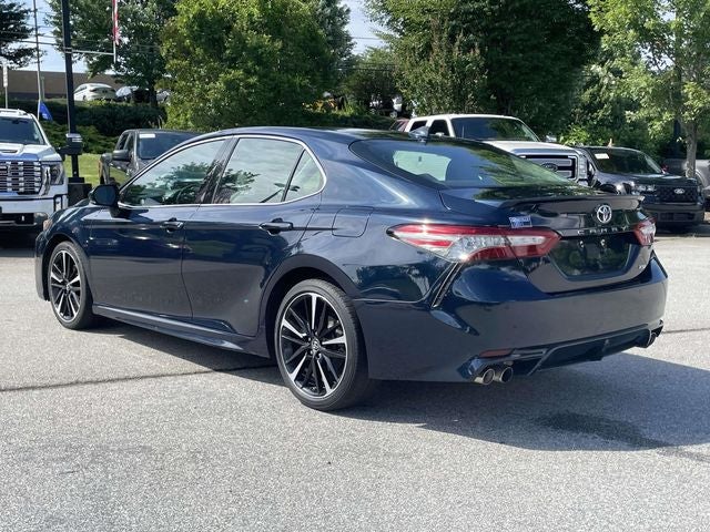 2018 Toyota Camry — rear three-quarter view