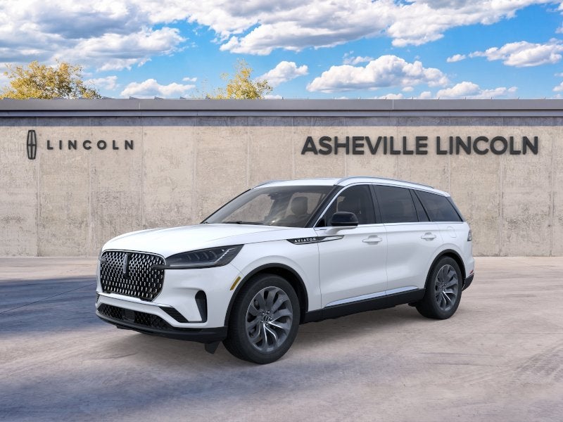 2026 Lincoln Aviator Reserve in White Metallic — front three-quarter view