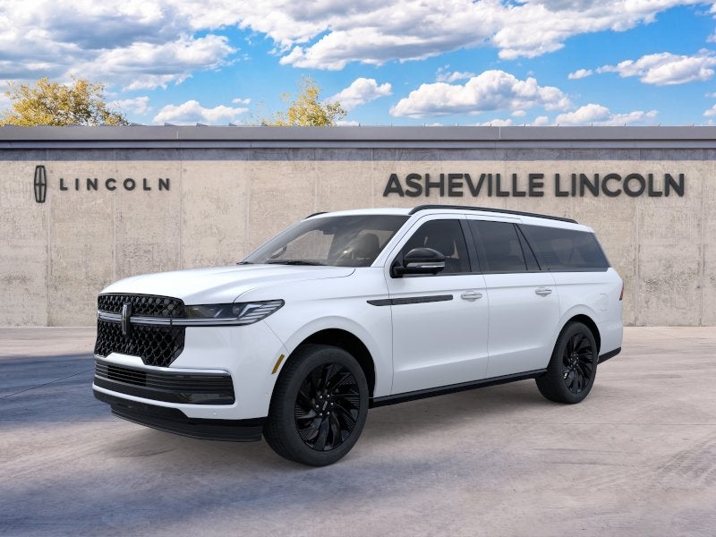 2026 Lincoln Navigator L Reserve in Star White Metallic Tri-Coat — front three-quarter view