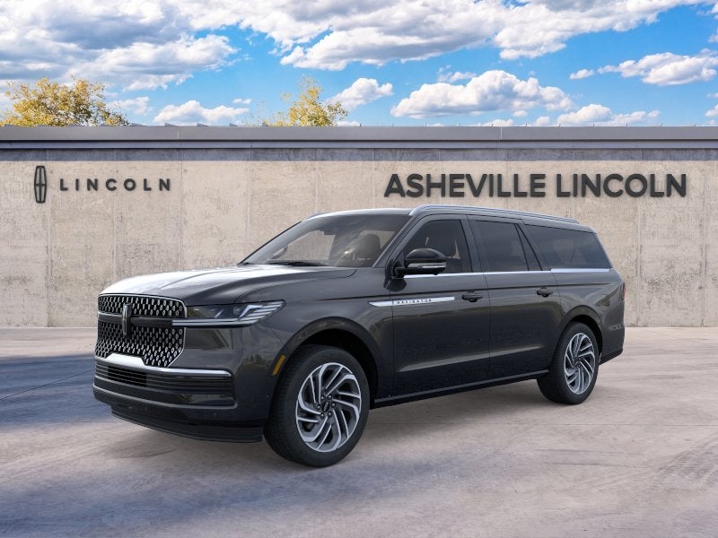 2026 Lincoln Navigator L Reserve in Starlight Gray Premium Colorant — front three-quarter view